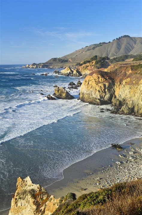 Central Coast Big Sur Monterey California Stock Image Image Of