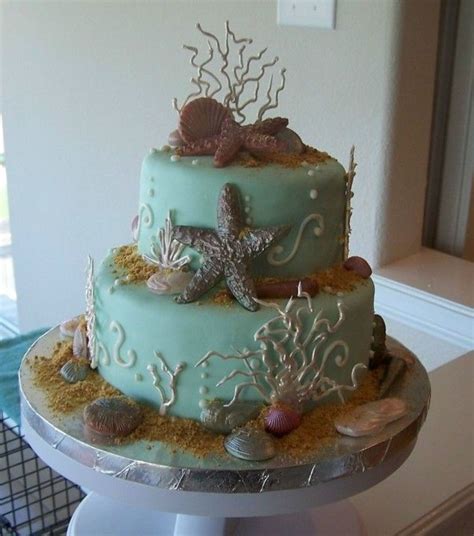 21 Awesome Image Of Beach Birthday Cakes Ocean Birthday Cakes Beach