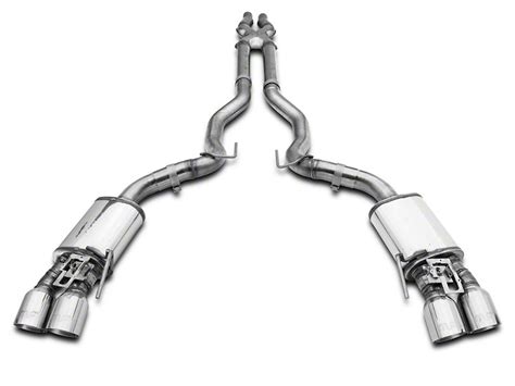 Magnaflow Competition Cat Back Exhaust Polished Quad Tips Steeda