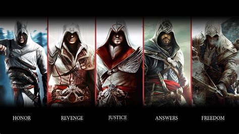 Tapeta Na Monitor Hry Ubisoft Assassins Creed Vrah Ezio