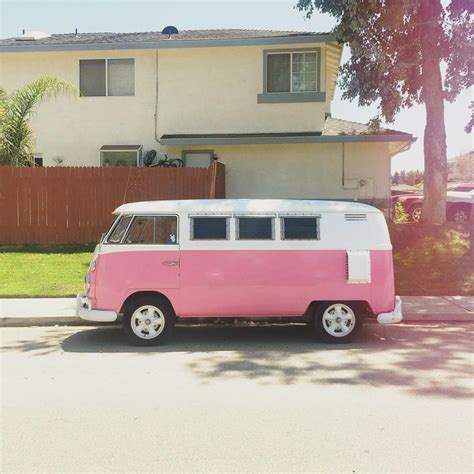 Spotted This Pink Vw Bus Is Everything That Is Right