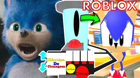 Como Criei Sonic Do Filme No Roblox Youtube