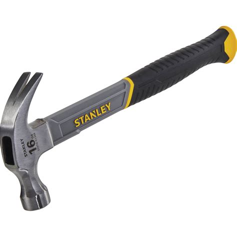 Stanley Curved Claw Hammer Fibreglass Shaft Claw Hammers