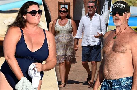 Pics Shirtless Pierce Brosnan And Wife Keely Shaye Rekindle Romance In Italy