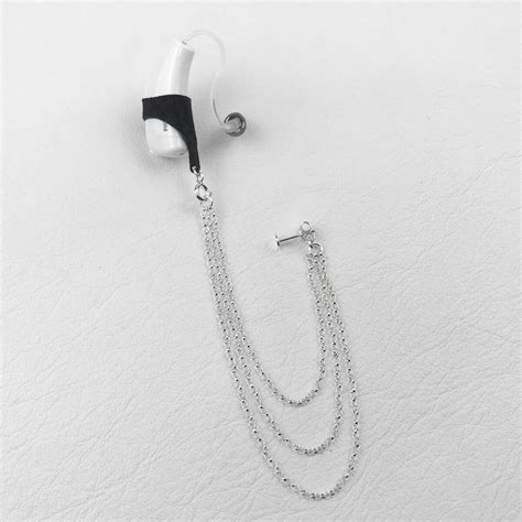 Luisa Hearing Aid Jewelry Deafmetal® Hearing Jewelry
