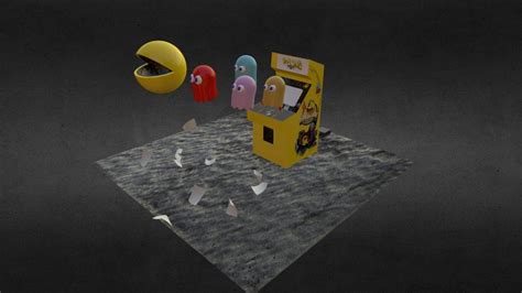 Pac Man And The Ghost 3d Model By The Design Wonderer Tdw37