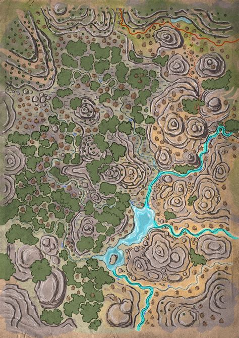 Pathfinder Kingmaker Stolen Lands Greenbelt Map My Version Battlemaps
