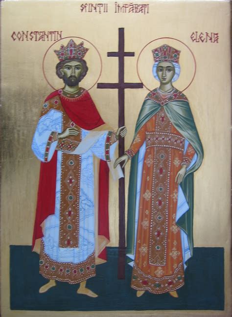In fiecare an, pe 21 mai, ii sarbatorim pe sfintii imparati constantin si elena, cei „intocmai cu apostolii. Byzantine-Orthodox-Icons: Sfintii Imparati Constantin si ...