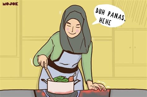 Inspirasi Baru Gambar Ibu Memasak Keramik Dapur