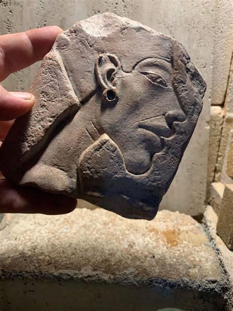 Egyptian Art Sculpture Akhenaten Relief Carving Replica Ancient