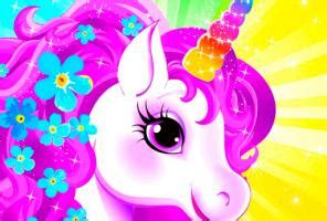 ¡hay tantas imágenes coloridas y asombrosas para pintar! Juegos de Unicornios