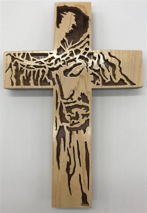 Check spelling or type a new query. Handmade Wood Fretwork Crown of Thorns Wall Cross Scroll ...