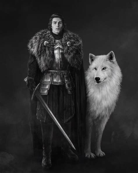 Jon Snow By Denis Maznev Imaginarywesteros