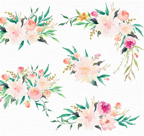 Watercolour flowers wedding invitation watercolor painting, hand painted watercolor flowers and flowers decorative patterns, pink rose flowers illustration transparent background png clipart. Watercolor flower Clip Art-Romantic Garden on Behance