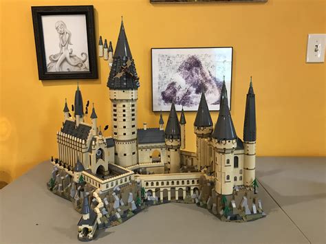 My Husband And I Finished The Lego Hogwarts Castle Today It Look About