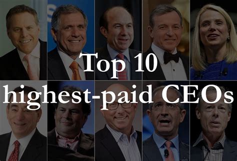 Top 10 Highest Paid Ceos In 2014