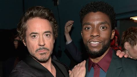 Robert Downey Jr Remembers Chadwick Boseman As The Mcus Crowning