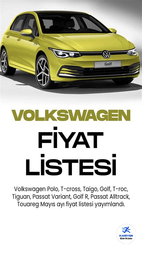 Volkswagen Mayıs 2023 Fiyat Listesi