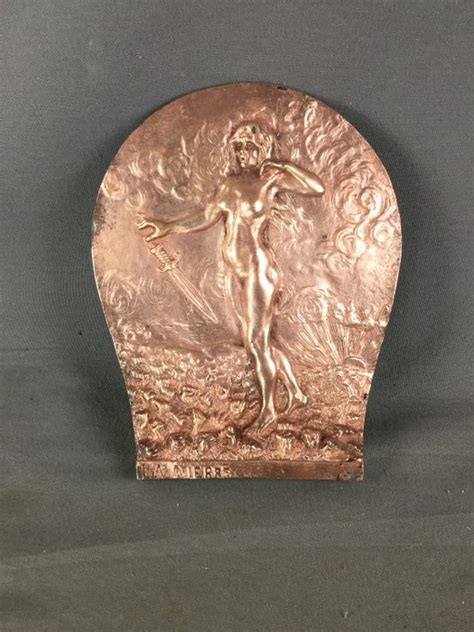 Bas Relief Of A Naked Woman Bronze Catawiki
