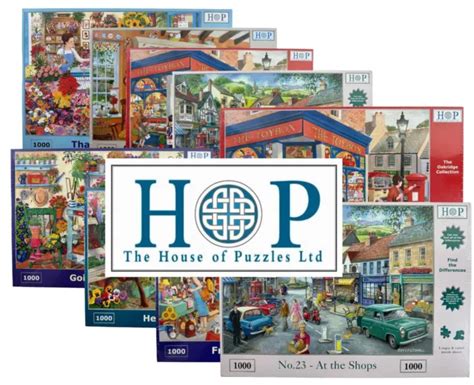 House Of Puzzles 1000 Piece Jigsaw Puzzle Hop 22 New Titles To Choose