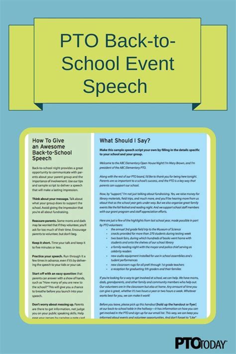 Trump accepted his party's nomination for president on the final night of the convention. Back-to-School Speech Script | Pta school, Speech script ...