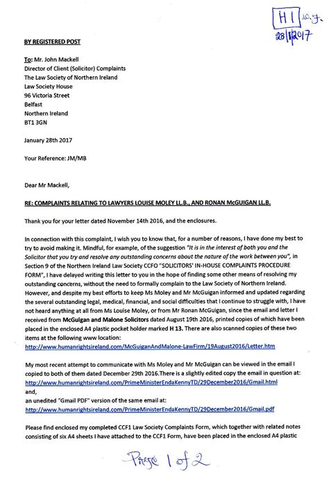 Maybe you would like to learn more about one of these? SCANNED COPY OF JANUARY 28th 2017 REGISTERED LETTER TO ...