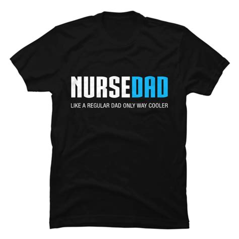 Mens Nurse Dad Funny Cute Fathers Day T Rn Buy T Shirt Designs