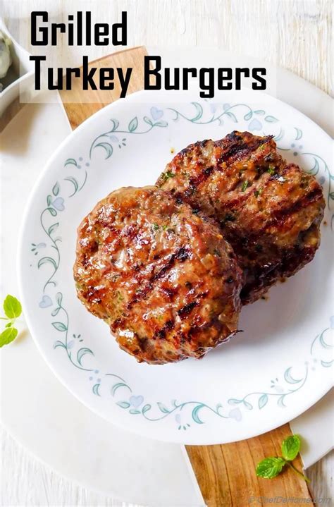 how to make grilled turkey burger recipe