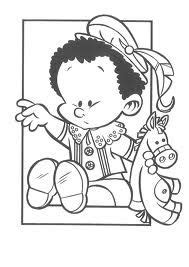 Baby piet kleurplaat Sinterklaas Pinterest