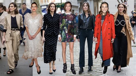 Alexa Chung London Fashion Week Street Style Looks British Vogue