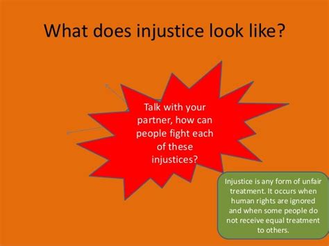 Responses To Injustice