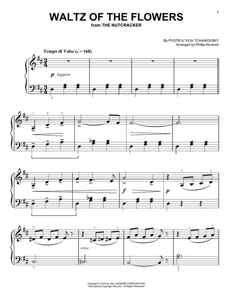 She tell us more about how we can communicate with plant world. Waltz Of The Flowers | Sheet Music Direct