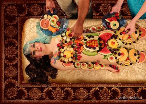 Nude Fruit Buffet By Artbarkvideo Redbubble