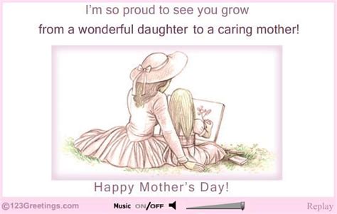 Mother's day is the special time of year when you get to celebrate your first best friend and the person you always turn to when you need advice. Your daughter is experiencing motherhood. It's your turn ...