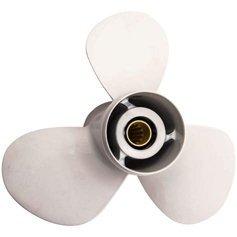 Boat Propeller 11 18x13 G 3 Blade Aluminum Alloy Compatible For Yamaha