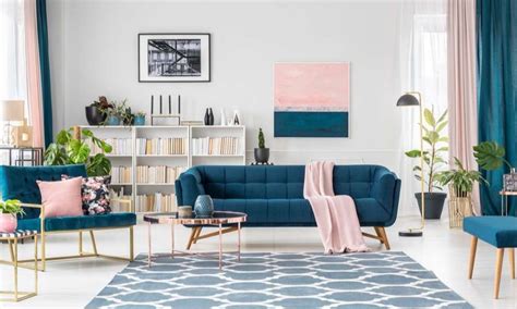 Blue And Pink Living Room Ideas Home E Touch