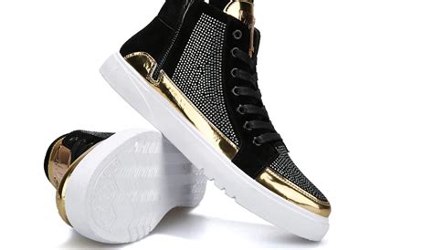 Luxury Crystals And High Top Velour Sneakers Fr76 Group Ltd