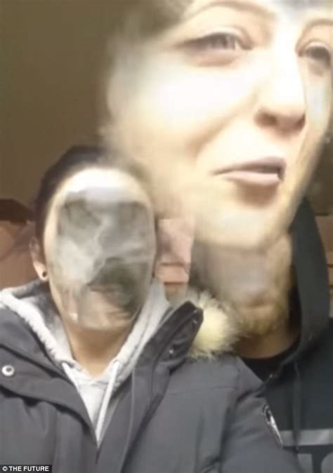 Snapchat Face Swap Filter While Vaping Creates A Hilarious Ghost In The Smoke Daily Mail Online