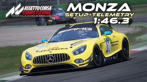 Mercedes AMG GT3 Monza Track Guide Setup Assetto Corsa Competizione
