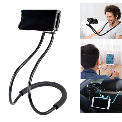 Buy Lazy Bracket Phone Holder Universal Hanging On Neck Rotating Stand