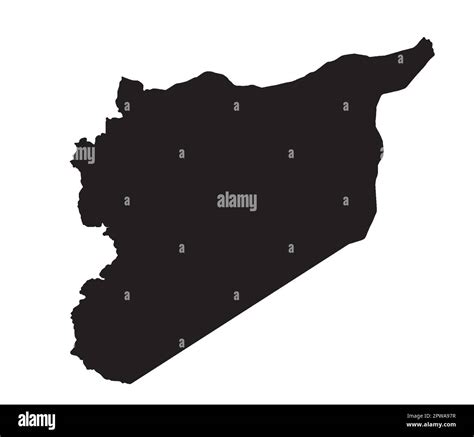 Esquema Del Mapa De Siria Im Genes De Stock En Blanco Y Negro Alamy