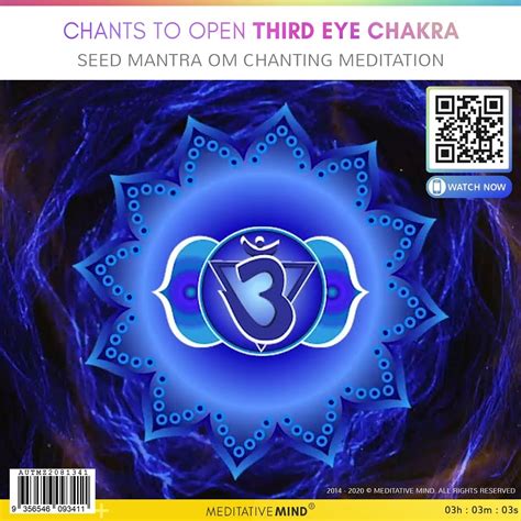 CHANTS TO OPEN THIRD EYE CHAKRA Seed Mantra OM Chanting Meditation