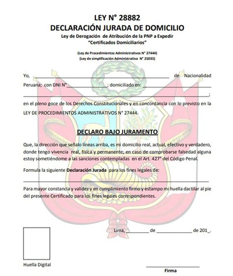 Management And Empleo ¿cómo Escribir Una Declaración Jurada De Domicilio