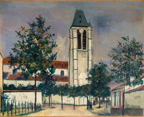 Maurice Utrillo Église De Villejuif Circa 1917 Mutualart