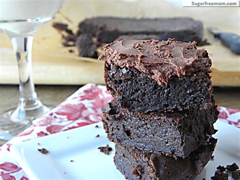 Not only is this chocolate frosting sugar free, but it's also a dairy free frosting. Fudgey Flourless Chocolate Brownies Gluten, Dairy & Sugar Free