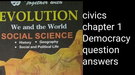 Democracy Class 7 Civics Chapter 1 Question Answers Evolution