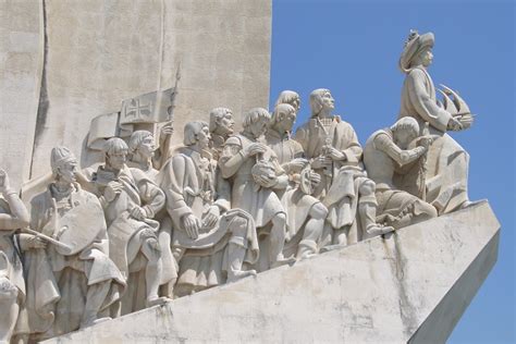 An illustration of the padrão diogo cão erected at cape st. Padrão dos Descobrimentos in Lissabon - Portugese ...