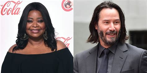 Octavia Spencer Goes To See All Of Keanu Reeves Movies For This Cute