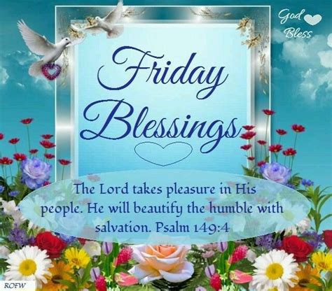Friday Blessings Psalm 1494 Morning Greetings Quotes Morning
