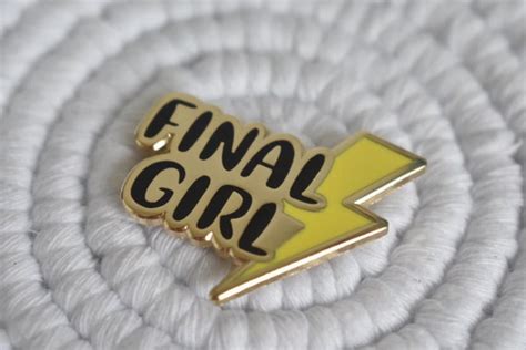 Final Girl Enamel Pin Etsy